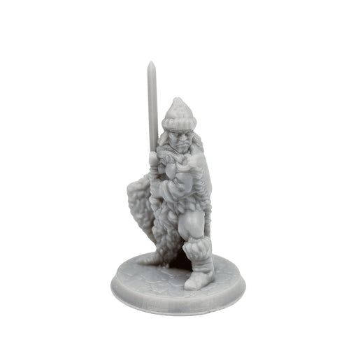 Miniature dnd figures Nordic Sword Barbarian 3D printed for tabletop wargames and miniatures-Miniature-Brite Minis- GriffonCo Shoppe