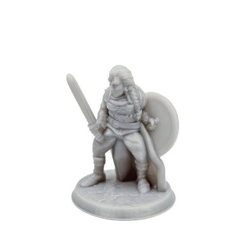 Miniature dnd figures Norse Maiden 3D printed for tabletop wargames and miniatures-Miniature-Brite Minis- GriffonCo Shoppe