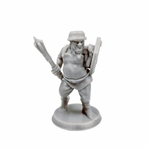 Miniature dnd figures Ogre Buckethead 3D printed for tabletop wargames and miniatures-Miniature-Brite Minis- GriffonCo Shoppe
