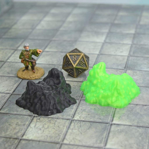 Miniature dnd figures Ooze or Black Pudding 3D printed for tabletop wargames and miniatures-Miniature-Fat Dragon Games- GriffonCo Shoppe