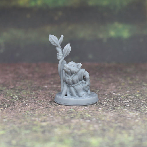 Miniature dnd figures Opossum Druid 3D printed for tabletop wargames and miniatures-Miniature-Brite Minis- GriffonCo Shoppe