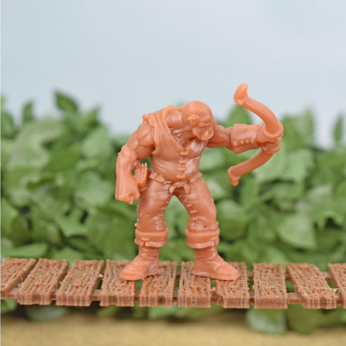 Miniature dnd figures Orc Archer - Firing 3D printed for tabletop wargames and miniatures-Miniature-Duncan Shadow- GriffonCo Shoppe