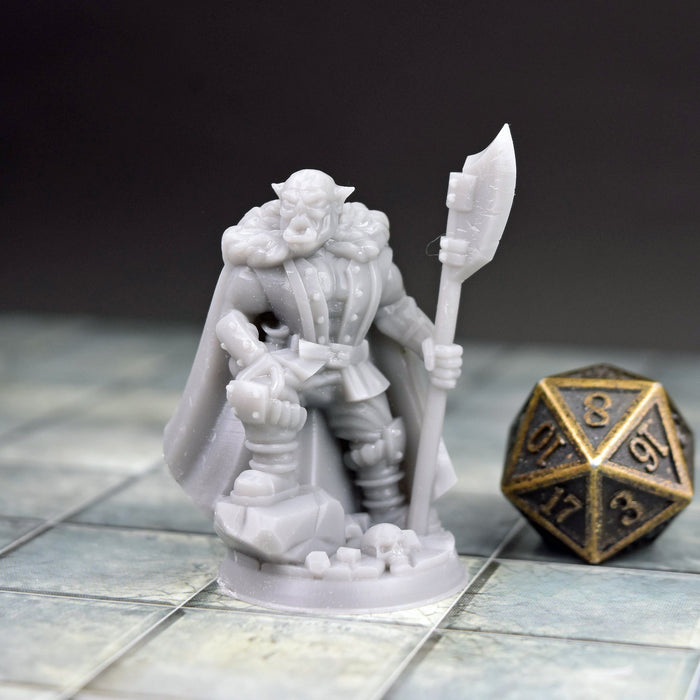 Miniature dnd figures Orc Bandit 3D printed for tabletop wargames and miniatures-Miniature-EC3D- GriffonCo Shoppe