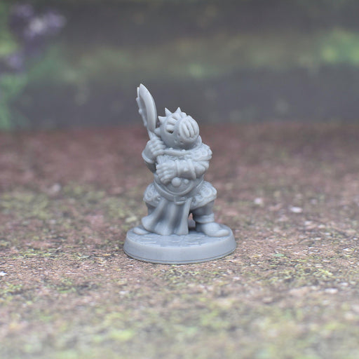 Miniature dnd figures Pig Face Orc Heavy 3D printed for tabletop wargames and miniatures-Miniature-Brite Minis- GriffonCo Shoppe