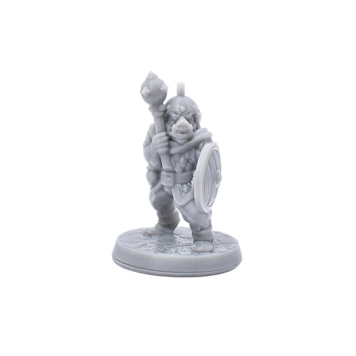 Miniature dnd figures Pig Face Orc Mace 3D printed for tabletop wargames and miniatures-Miniature-Brite Minis- GriffonCo Shoppe