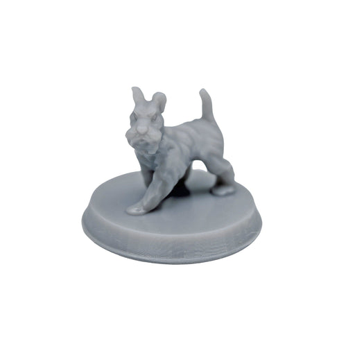 Miniature dnd figures Schnauzer Dog 3D printed for tabletop wargames and miniatures-Miniature-Brite Minis- GriffonCo Shoppe