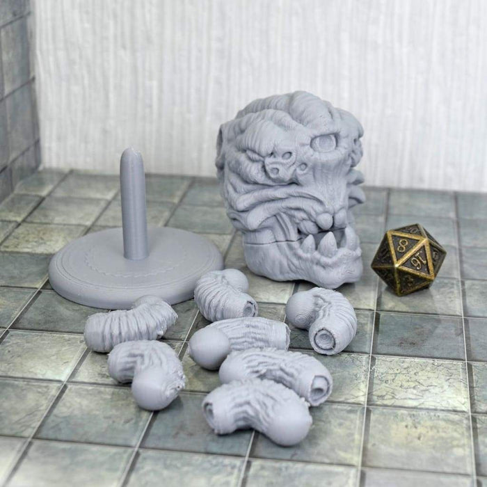 Miniature dnd figures Seven Eyed Horror 3D printed for tabletop wargames and miniatures-Miniature-Duncan Shadow- GriffonCo Shoppe