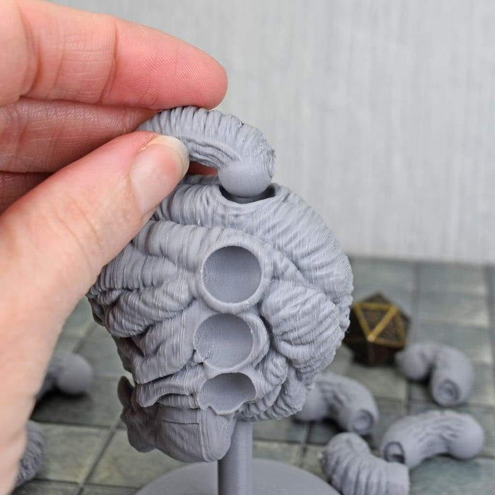 Miniature dnd figures Seven Eyed Horror 3D printed for tabletop wargames and miniatures-Miniature-Duncan Shadow- GriffonCo Shoppe