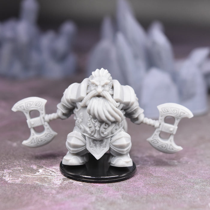 Miniature dnd figures Sinar the Fearless 3D printed for tabletop wargames and miniatures-Miniature-Miniatures of Madness- GriffonCo Shoppe