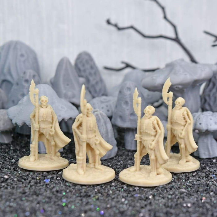 Miniature dnd figures Skeleton - Halberds Set 3D printed for tabletop wargames and miniatures-Miniature-Fat Dragon Games- GriffonCo Shoppe