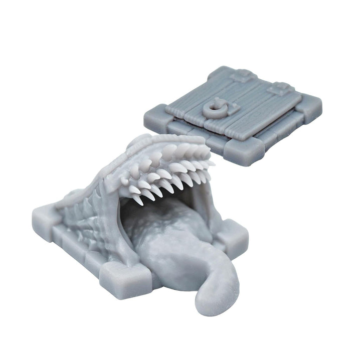 Miniature dnd figures Trapdoor Mimic Set 3D printed for tabletop wargames and miniatures-Miniature-Korte- GriffonCo Shoppe
