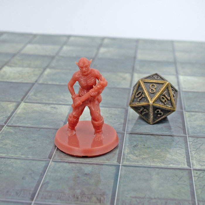 Miniature dnd figures Vampire Thrall with Club 3D printed for tabletop wargames and miniatures-Miniature-EC3D- GriffonCo Shoppe