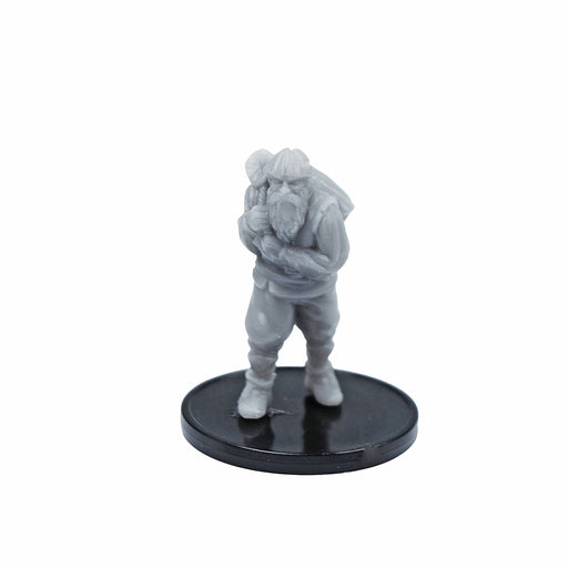 Miniature dnd figures Walking Farmer 3D printed for tabletop wargames and miniatures-Miniature-Vae Victis- GriffonCo Shoppe