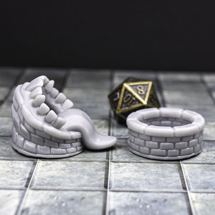 Miniature dnd figures Well Mimic Set 3D printed for tabletop wargames and miniatures-Miniature-Korte- GriffonCo Shoppe