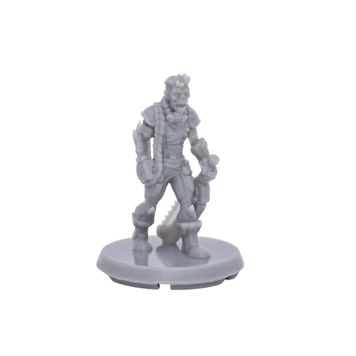 Scifi Miniature Alien Fighter Chainsaw dnd Figure for dnd miniatures -Miniature-EC3D- GriffonCo Shoppe