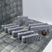 Tabletop Wargaming Terrain Brick Building DungeonSticks Modular dnd-DungeonSticks-EC3D- GriffonCo Shoppe