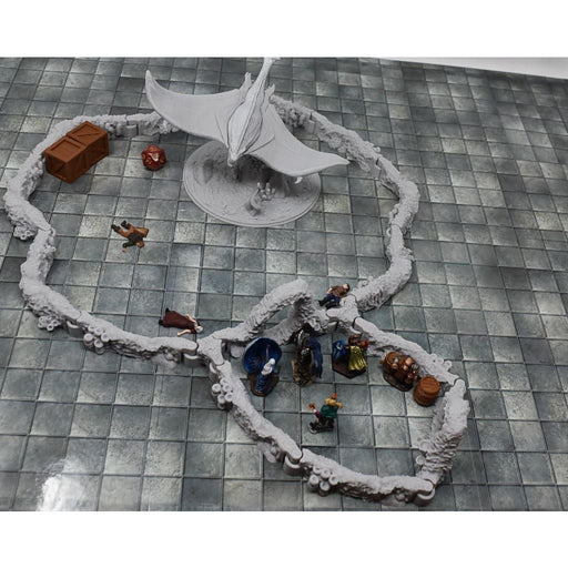 Tabletop Wargaming Terrain Submerged Caverns DungeonSticks Modular dnd-DungeonSticks-EC3D- GriffonCo Shoppe
