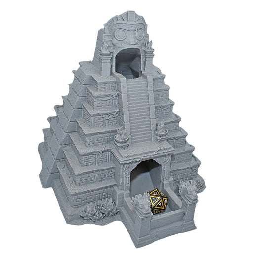 Tabletop accessory Aztech Pyramid Dice Tower dnd tabletop wargaming-Accessories-STL Flix- GriffonCo Shoppe