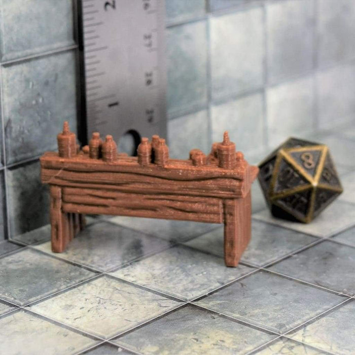 Tabletop wargaming terrain Alchemy Table for dnd accessories-Scatter Terrain-Hayland Terrain- GriffonCo Shoppe