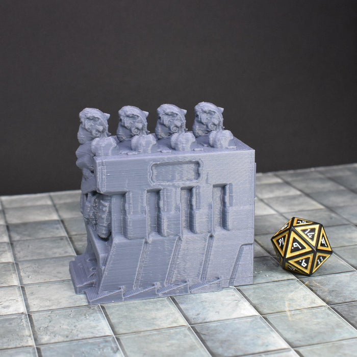 Tabletop wargaming terrain Android Cargo Crate for dnd accessories-Scatter Terrain-EC3D- GriffonCo Shoppe