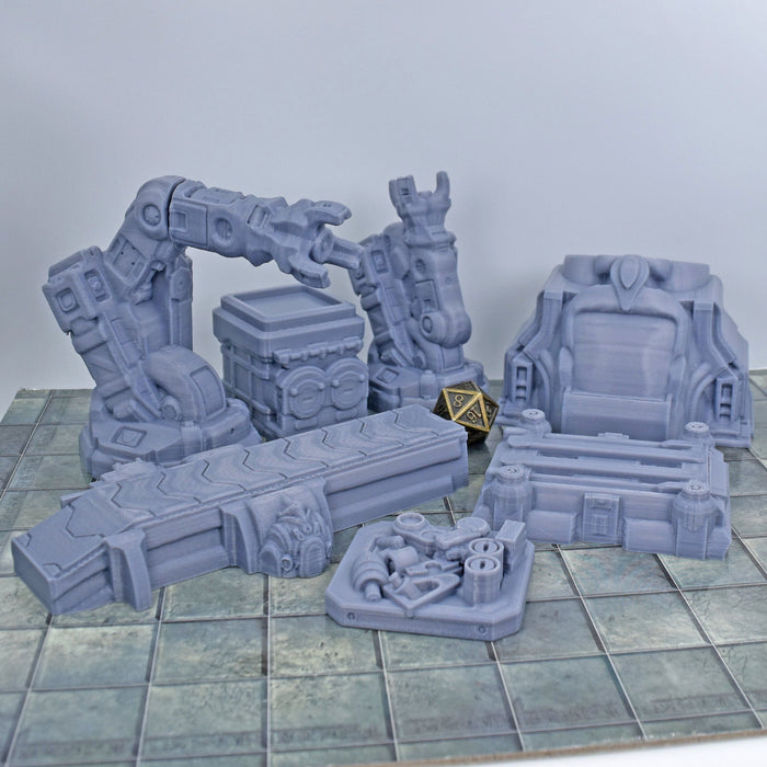 Tabletop wargaming terrain Android Factory for dnd accessories-Scatter Terrain-EC3D- GriffonCo Shoppe