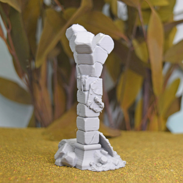 Tabletop wargaming terrain Archway Pillar Ruins for dnd accessories-Scatter Terrain-Black Scroll Games- GriffonCo Shoppe