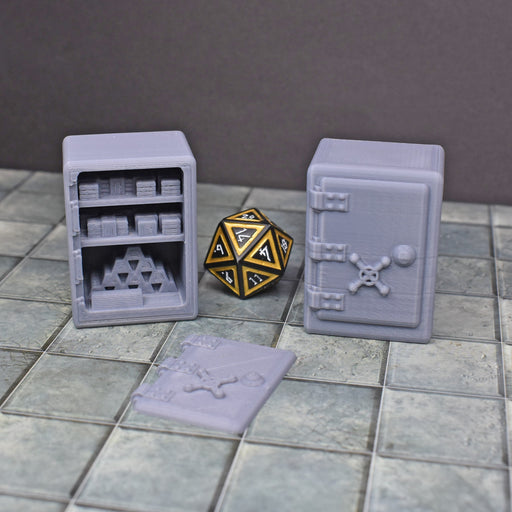 Tabletop wargaming terrain Bank Safes for dnd accessories-Scatter Terrain-Hayland Terrain- GriffonCo Shoppe