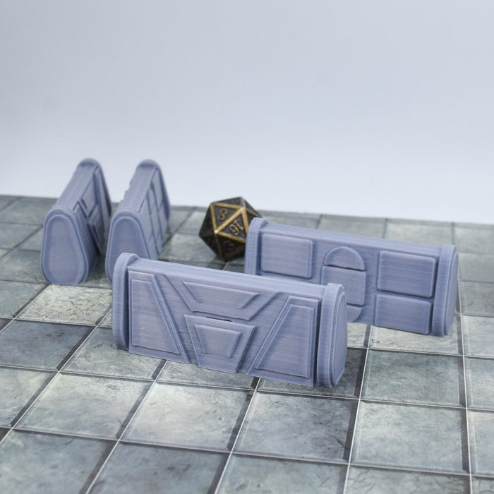 Tabletop wargaming terrain Barriers Set for dnd accessories-Scatter Terrain-Hayland Terrain- GriffonCo Shoppe