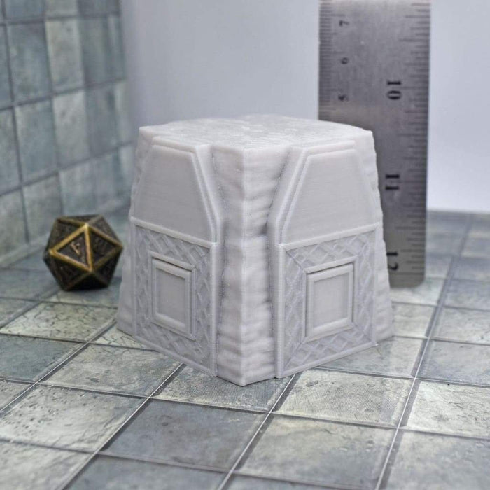 Tabletop wargaming terrain Basic Dwarven Pillar for dnd accessories-Scatter Terrain-Hayland Terrain- GriffonCo Shoppe