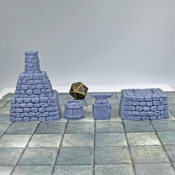 Tabletop wargaming terrain Blacksmith Forge for dnd accessories-Scatter Terrain-Vae Victis- GriffonCo Shoppe