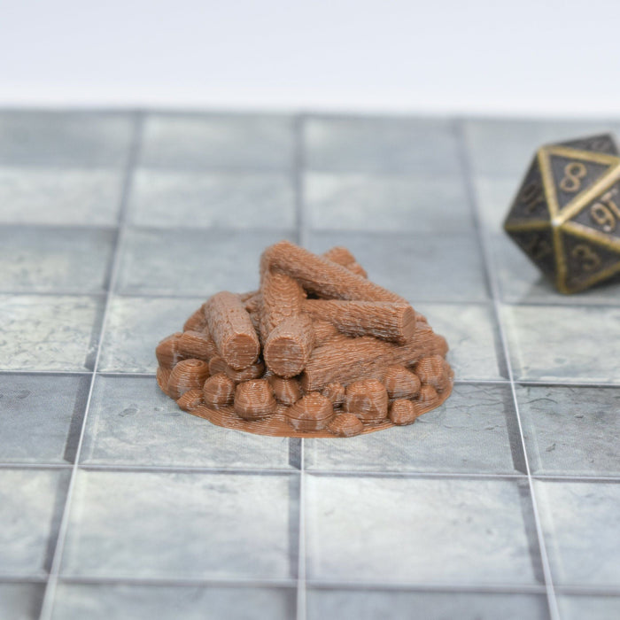 Tabletop wargaming terrain Campfire for dnd accessories-Scatter Terrain-Fat Dragon Games- GriffonCo Shoppe