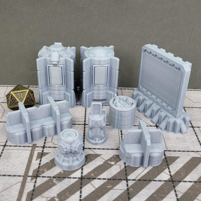Tabletop wargaming terrain City Street Set for dnd accessories-Scatter Terrain-Hayland Terrain- GriffonCo Shoppe