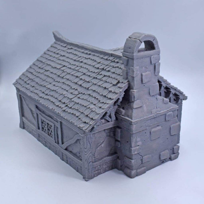 Tabletop wargaming terrain Cottage Building for dnd accessories-Scatter Terrain-Black Scroll Games- GriffonCo Shoppe