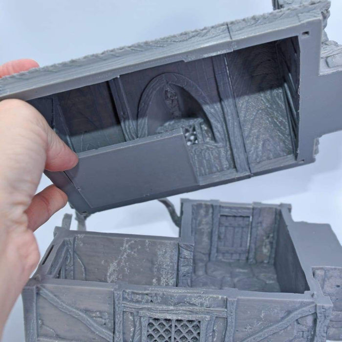 Tabletop wargaming terrain Cottage Building for dnd accessories-Scatter Terrain-Black Scroll Games- GriffonCo Shoppe