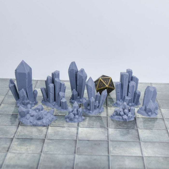 Tabletop wargaming terrain Crystals Set for dnd accessories-Scatter Terrain-Vae Victis- GriffonCo Shoppe