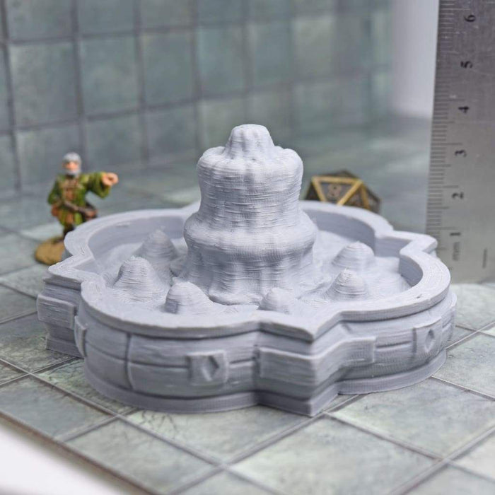 Tabletop wargaming terrain Desert Fountain for dnd accessories-Scatter Terrain-EC3D- GriffonCo Shoppe