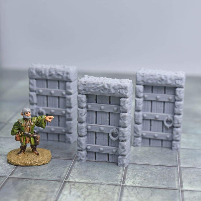 Tabletop wargaming terrain Dungeon Doors for dnd accessories-Scatter Terrain-Fat Dragon Games- GriffonCo Shoppe
