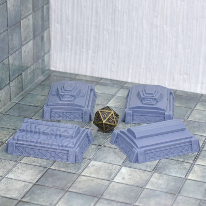 Tabletop wargaming terrain Dwarf Tomb Set for dnd accessories-Scatter Terrain-Hayland Terrain- GriffonCo Shoppe