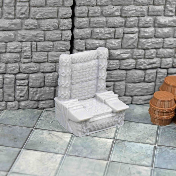Tabletop wargaming terrain Dwarven Thrones for dnd accessories-Scatter Terrain-Hayland Terrain- GriffonCo Shoppe
