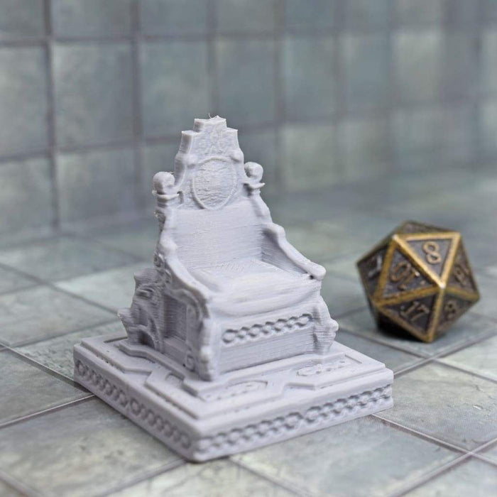 Tabletop wargaming terrain Egyptian Throne for dnd accessories-Scatter Terrain-EC3D- GriffonCo Shoppe