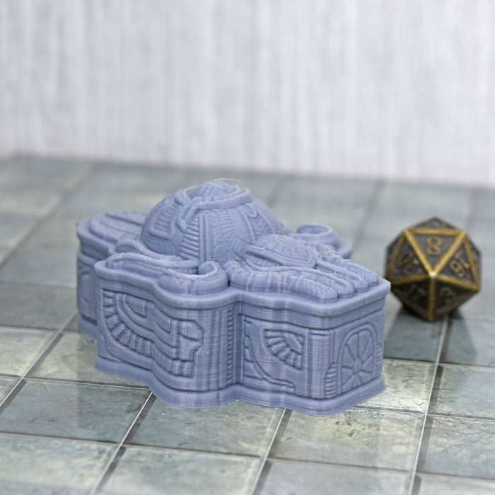 Tabletop wargaming terrain Eyebeast Sarcophagus for dnd accessories-Scatter Terrain-EC3D- GriffonCo Shoppe