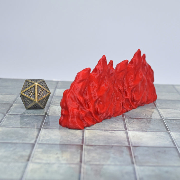 Tabletop wargaming terrain Fire Flames for dnd accessories-Scatter Terrain-Hayland Terrain- GriffonCo Shoppe