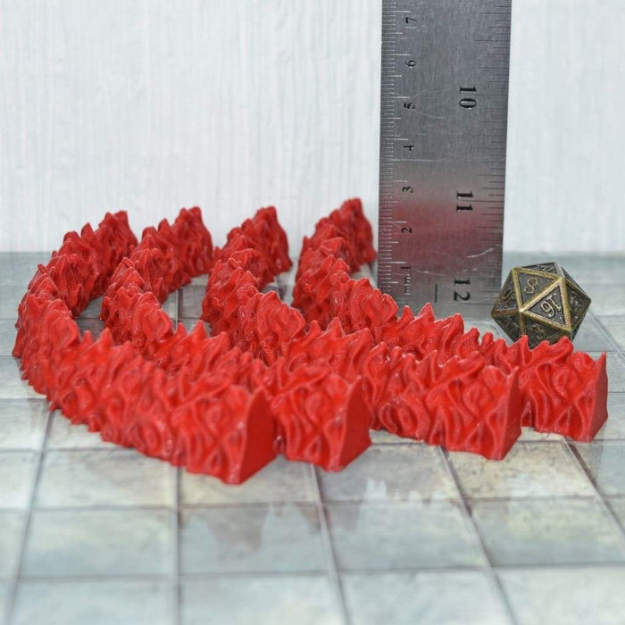 Tabletop wargaming terrain Fireball Blast Ring for dnd accessories-Scatter Terrain-Vae Victis- GriffonCo Shoppe