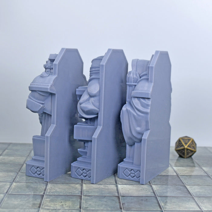 Tabletop wargaming terrain Giant Dwarven Statues for dnd accessories-Scatter Terrain-Fat Dragon Games- GriffonCo Shoppe