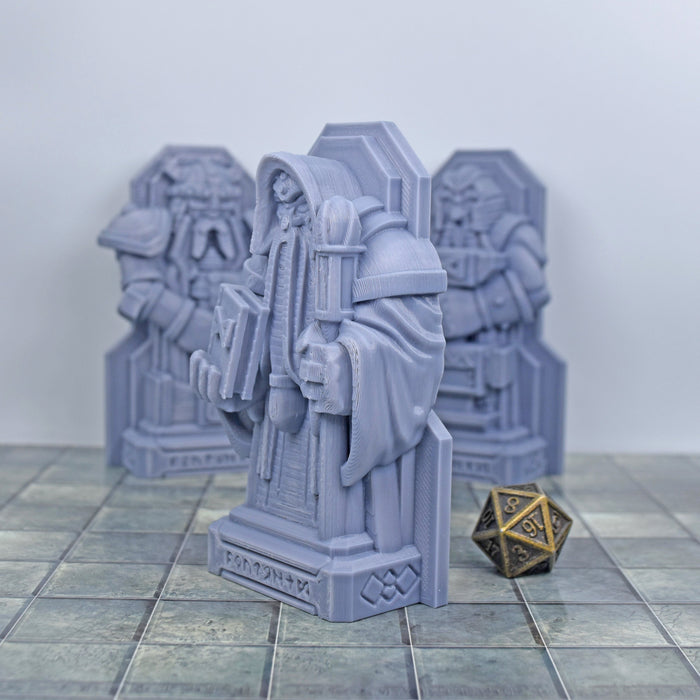 Tabletop wargaming terrain Giant Dwarven Statues for dnd accessories-Scatter Terrain-Fat Dragon Games- GriffonCo Shoppe