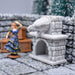 Tabletop wargaming terrain Griffon Mantle Fireplace for dnd-Scatter Terrain-GriffonCo Minis- GriffonCo Shoppe