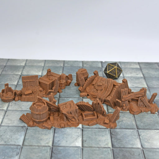 Tabletop wargaming terrain Inn Ruins for dnd accessories-Scatter Terrain-Vae Victis- GriffonCo Shoppe