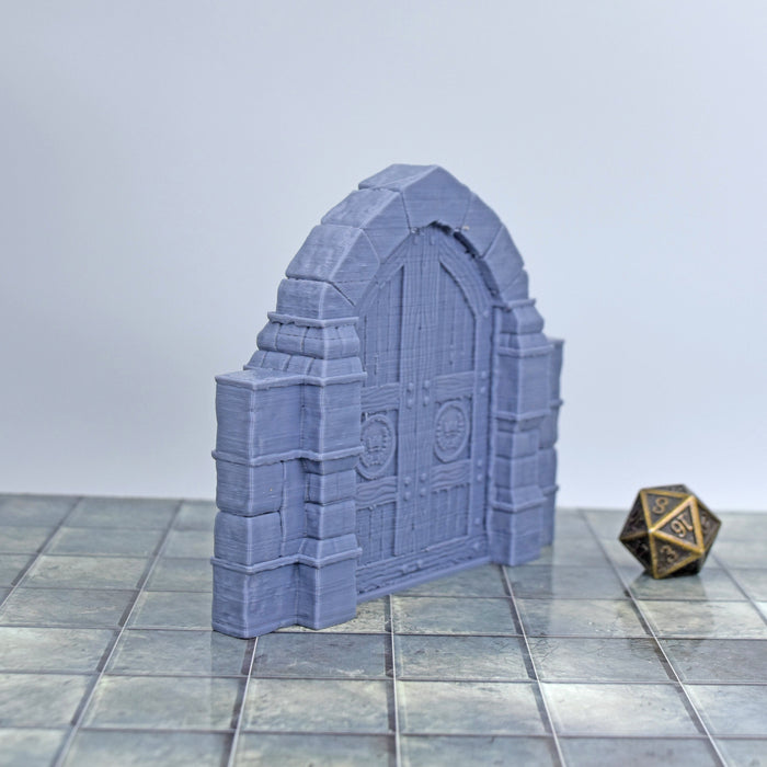 Tabletop wargaming terrain Large Door for dnd accessories-Scatter Terrain-MasterWorks OpenForge- GriffonCo Shoppe