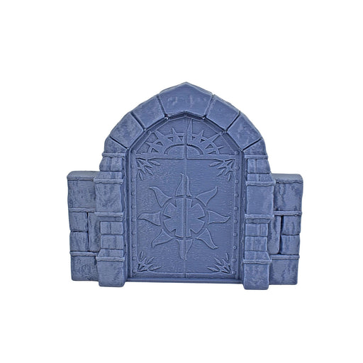 Tabletop wargaming terrain Large Temple Door for dnd accessories-Scatter Terrain-MasterWorks OpenForge- GriffonCo Shoppe