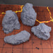 Tabletop wargaming terrain Lava Rock Set for dnd accessories-Scatter Terrain-Lost Adventures- GriffonCo Shoppe